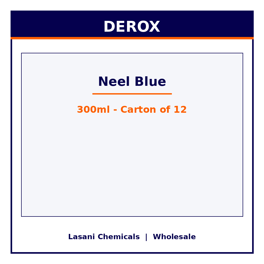 Derox Neel Blue 300ml - Carton of 12